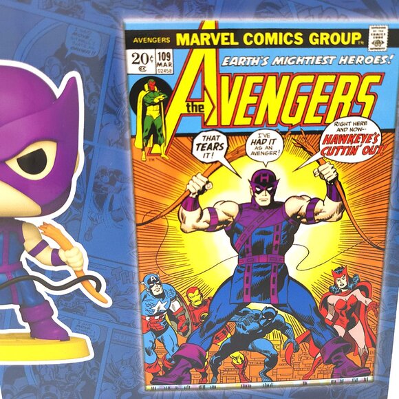Funko Pop! Comic Book Cover with case: Marvel - Hawkeye - Target (T) (Exclusive) - Picture 6 of 6